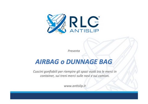 brochure air bag per container